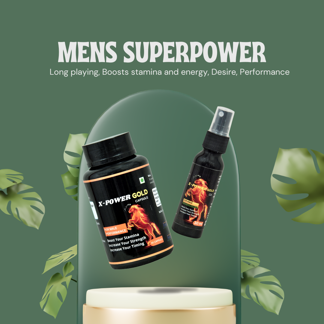 X Power Gold – Ayurvedic Male Vitality Combo