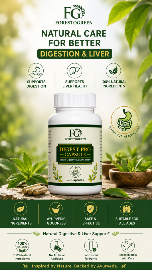 Forestogreen Digest Pro Capsule | Natural Digestive & Liver Support